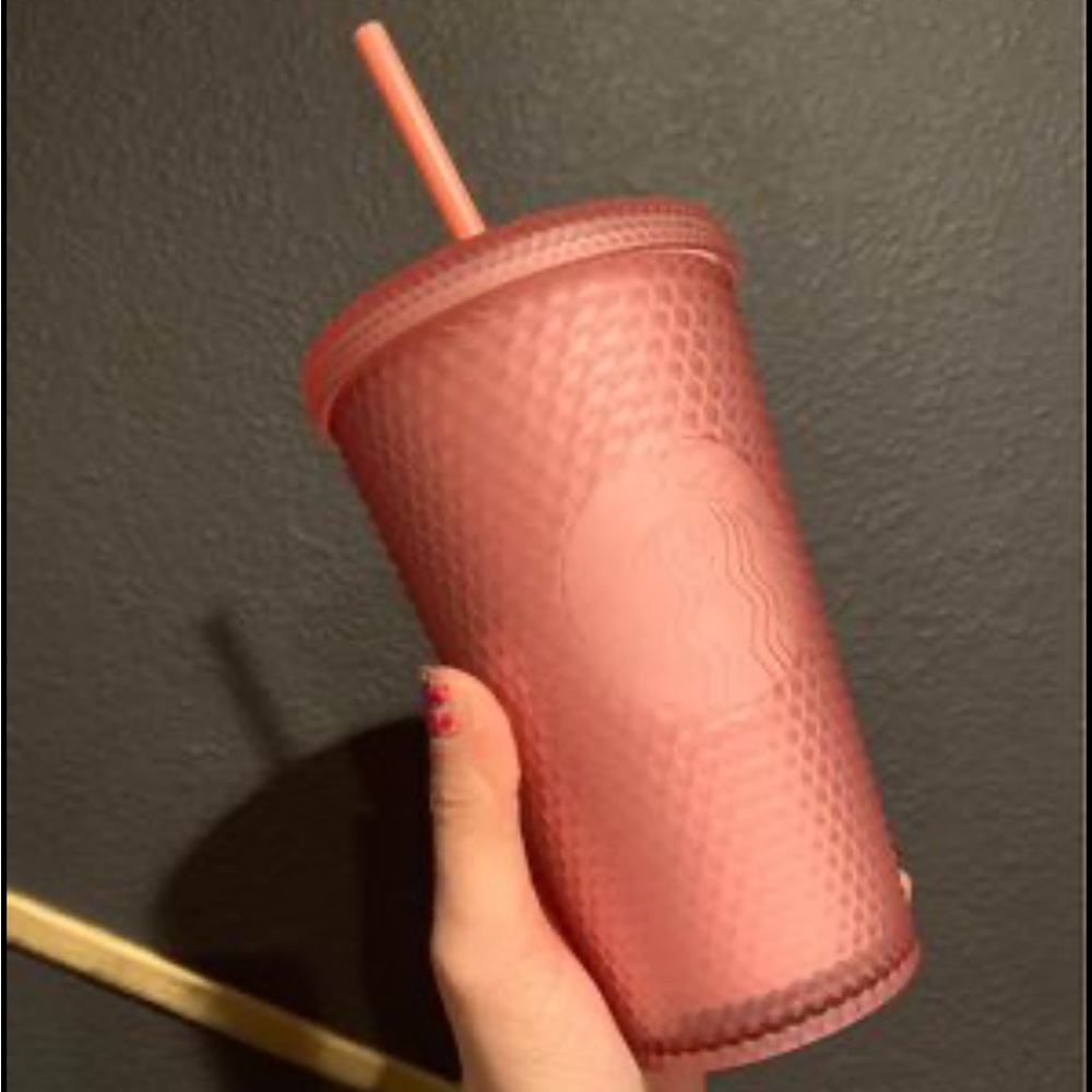 Starbucks Light Pink Studded Tumbler